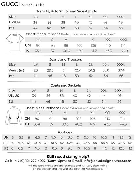 gucci sz 48|Gucci hoodie size chart.